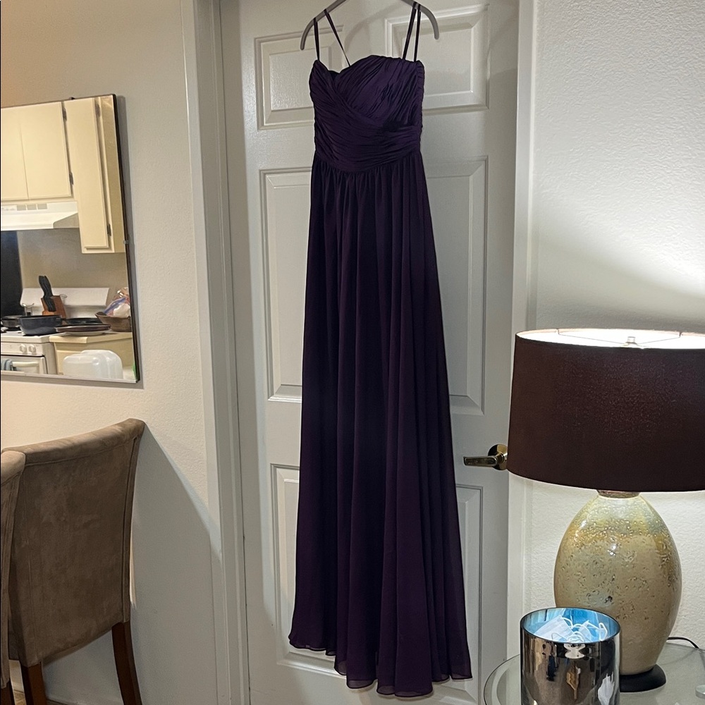 Purple Strapless Maxi Dress Size 6 💜